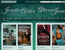 Tablet Screenshot of jenniferashley.com